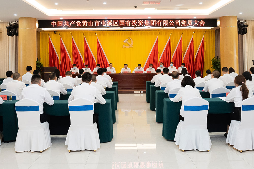 屯溪區(qū)國投集團(tuán)召開黨員大會暨第一屆黨委、紀(jì)委選舉大會