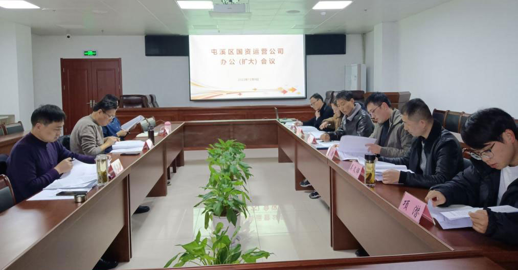 區(qū)國資運營公司召開辦公（擴(kuò)大）會議